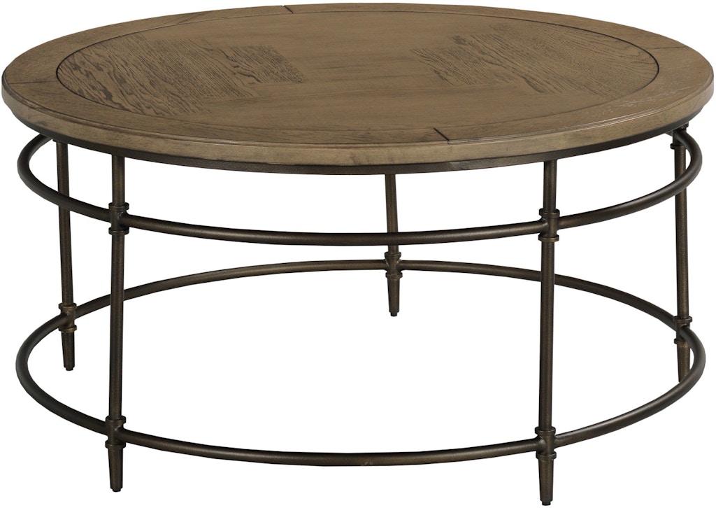 Hammary Living Room Round Coffee Table 261-911 | Hickory Furniture Mart ...