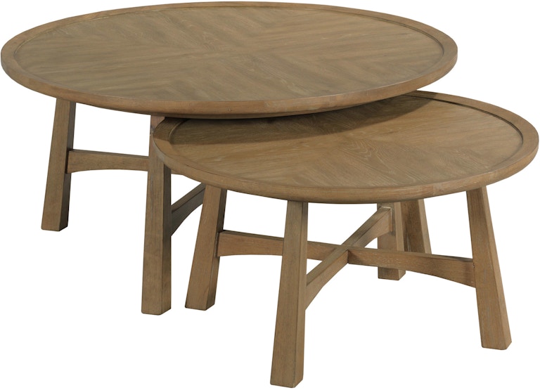 Hammary Milo Round Coffee Table Set 263-911