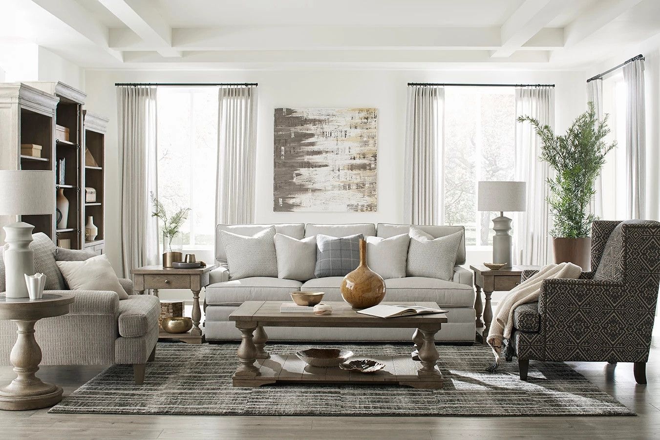 Hammary Living Room Rectangular Coffee Table 048-910 - Carol House