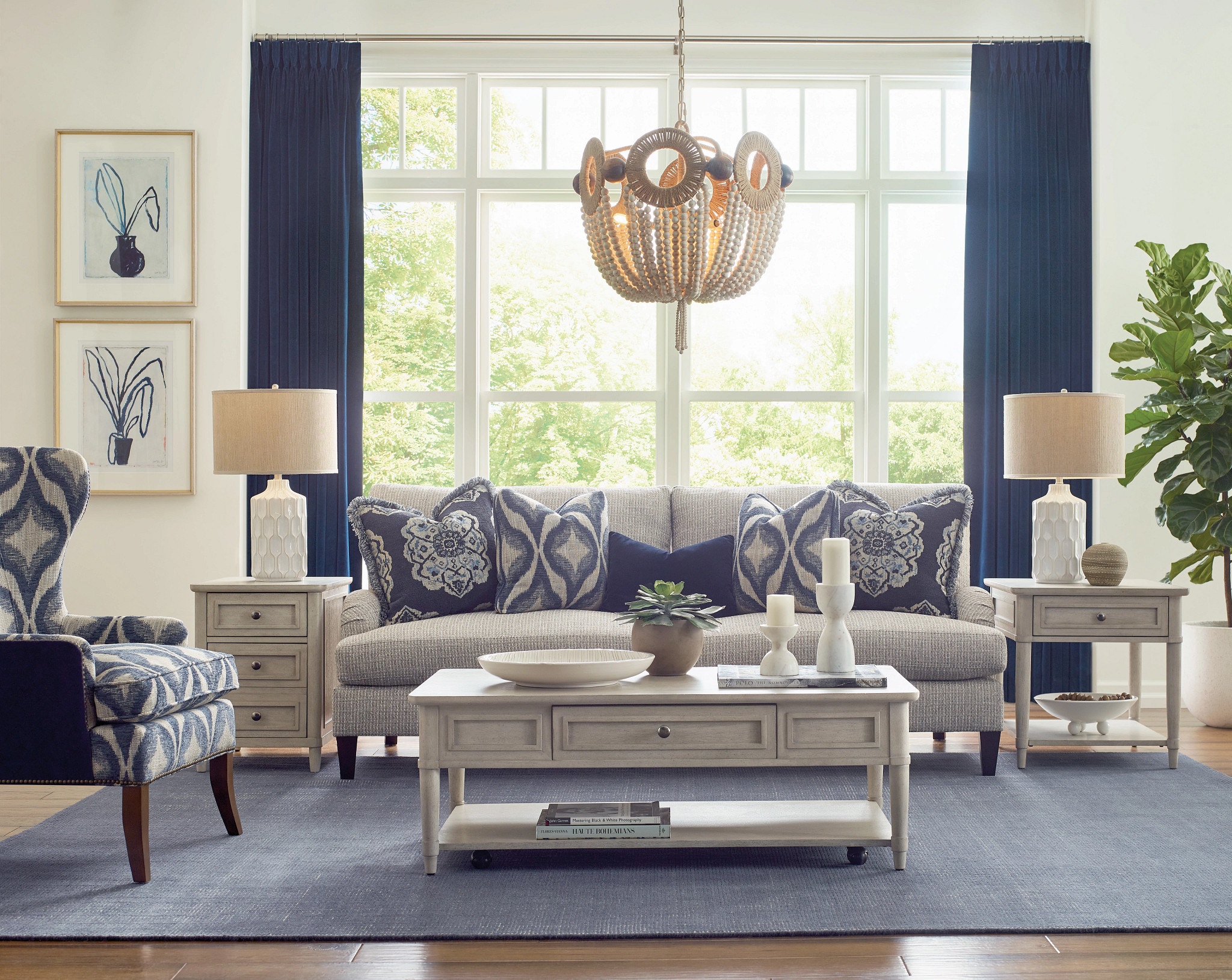 Hammary Living Room Rectangular Coffee Table 181-910 - Dewey Furniture ...