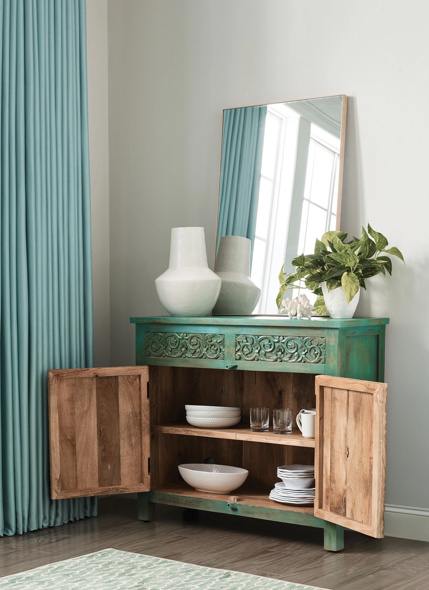 Hammary on sale console table