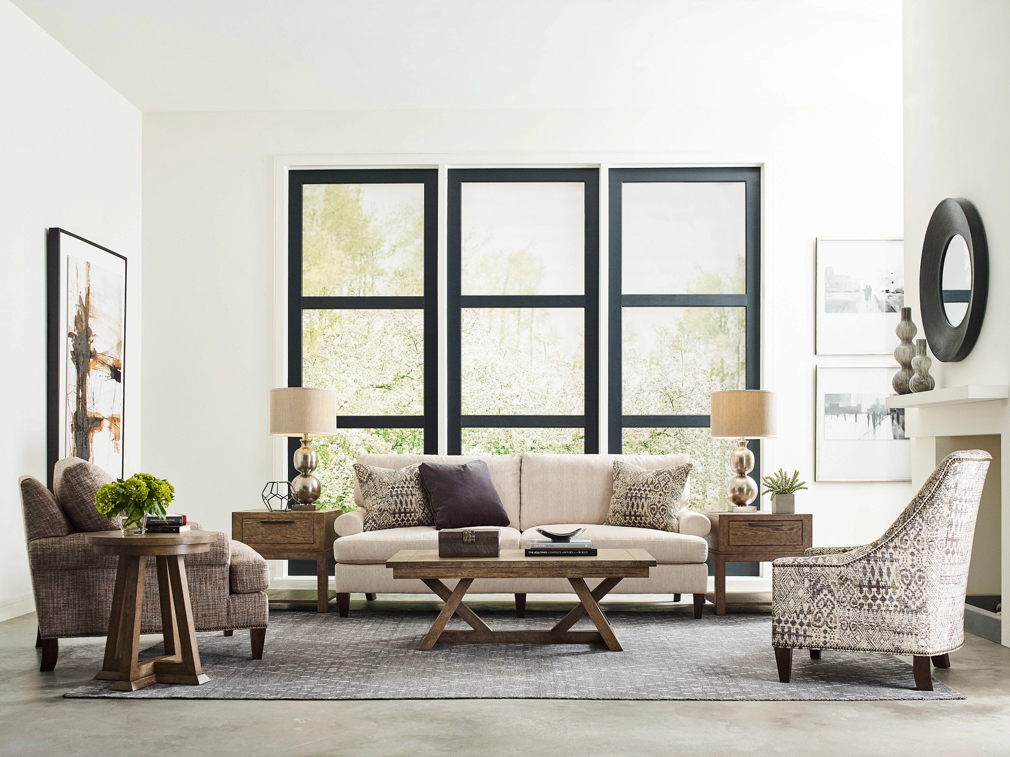 Hammary Living Room Evan Coffee Table 010-910 - Carol House