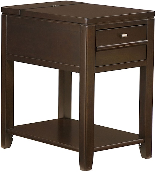Hammary Chairsides Downtown Chairside Table-espresso 200-017