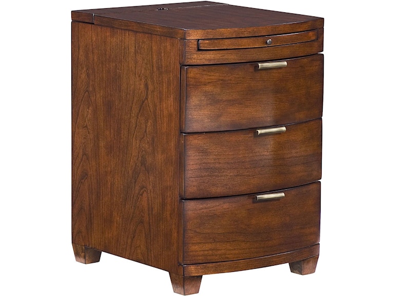 Hammary Living Room Bowfront Chairside Table 200-019 Carol House