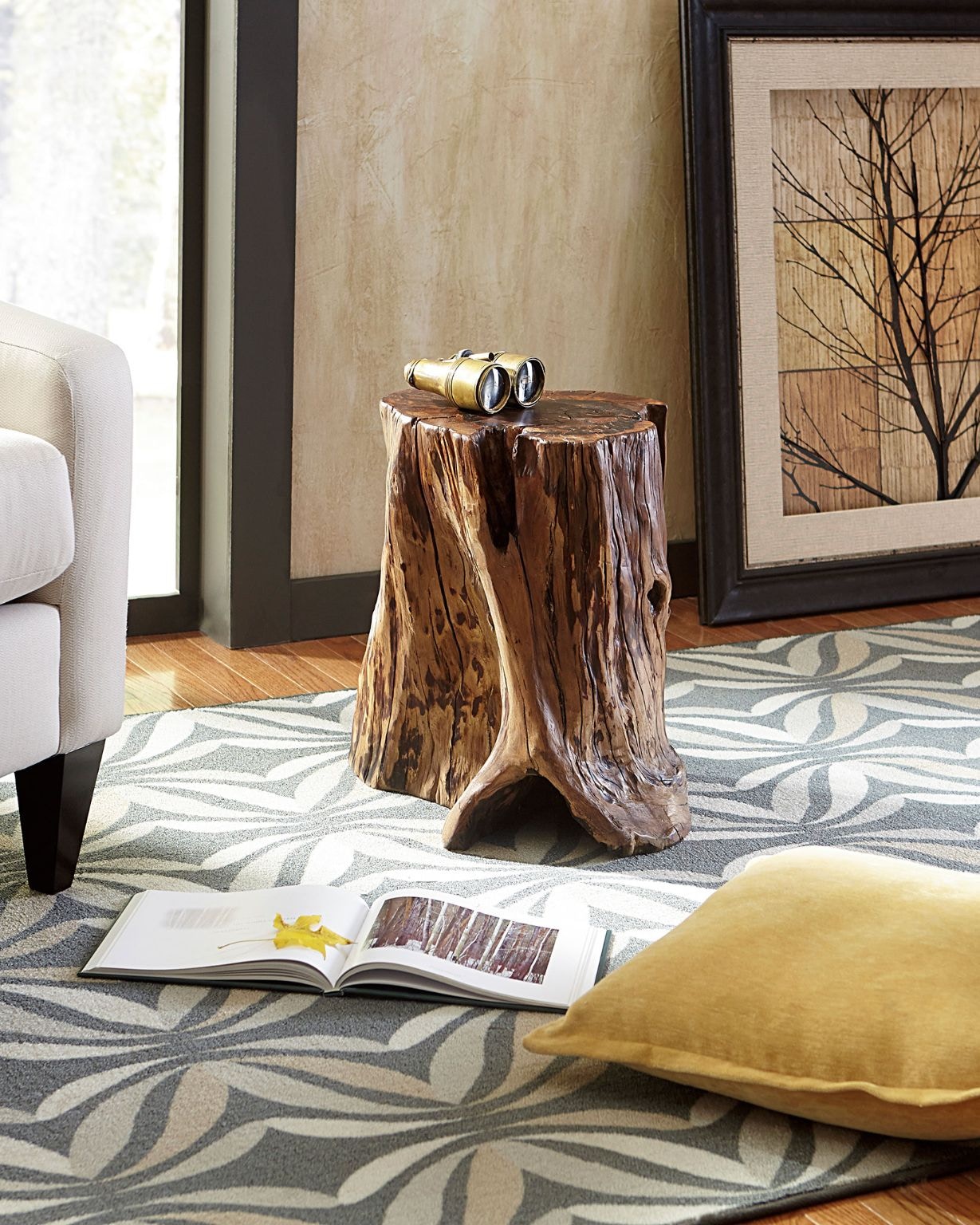 Tree Trunk Accent Table HM090773 Tree Trunk Accent Table HM090773