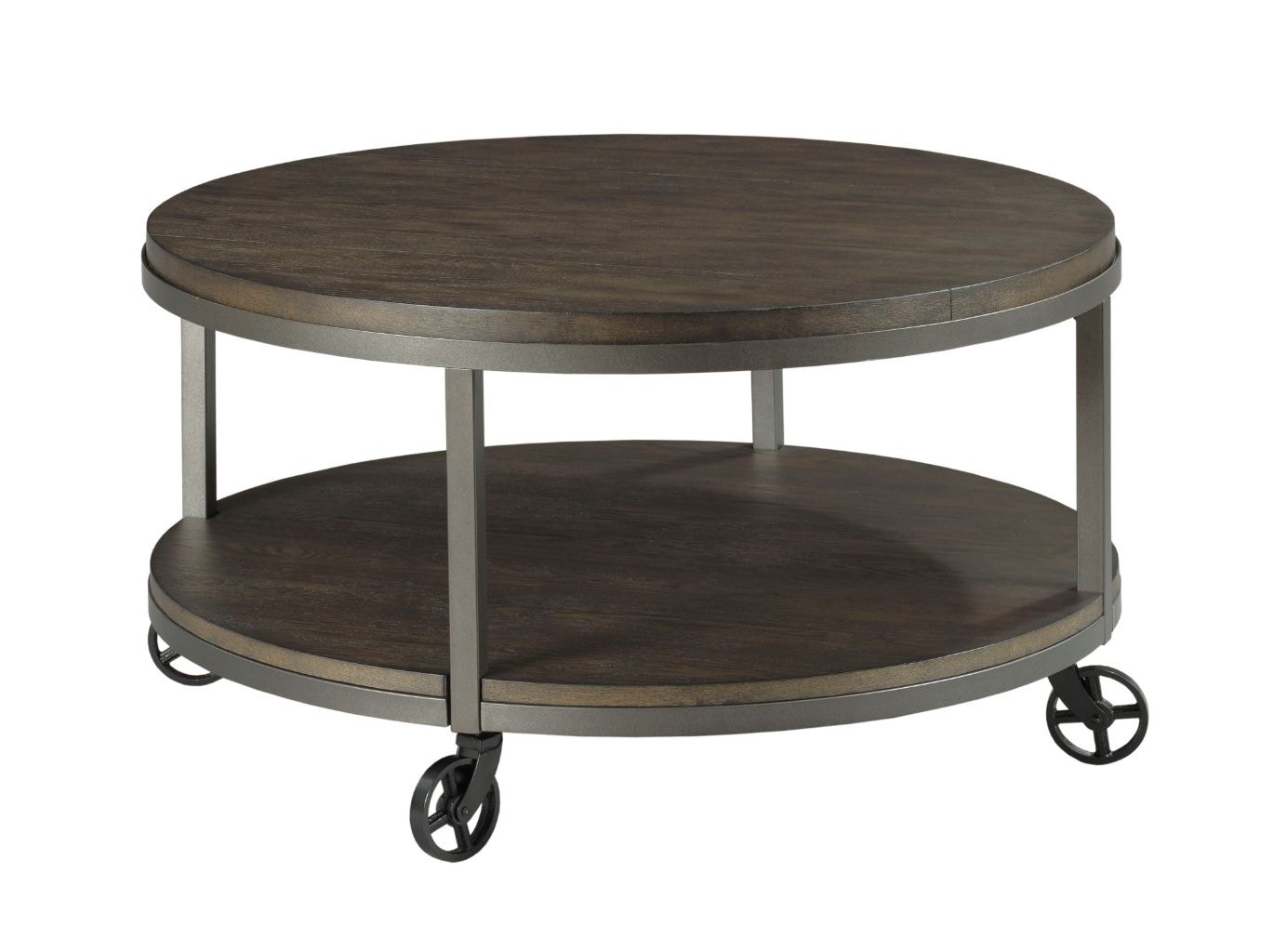 hammary round cocktail table