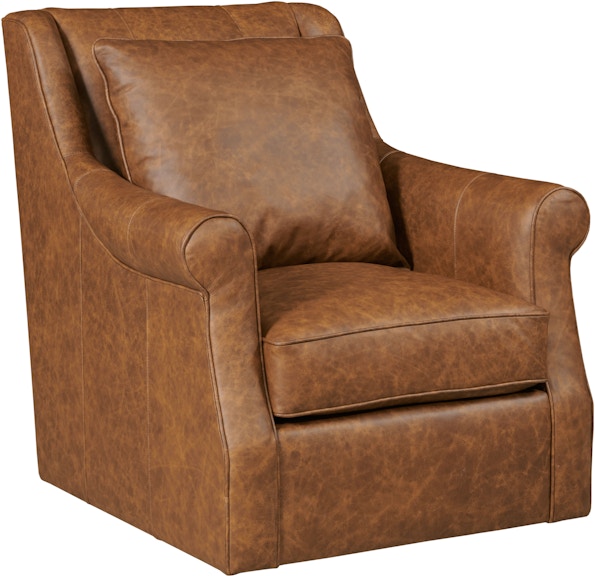 Kincaid Furniture Tate Leather Swivel Glider 013-02L