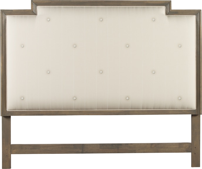 Hekman WM: CZ Bed Frames King Stepped Headboard with Buttoning 1746HBKP