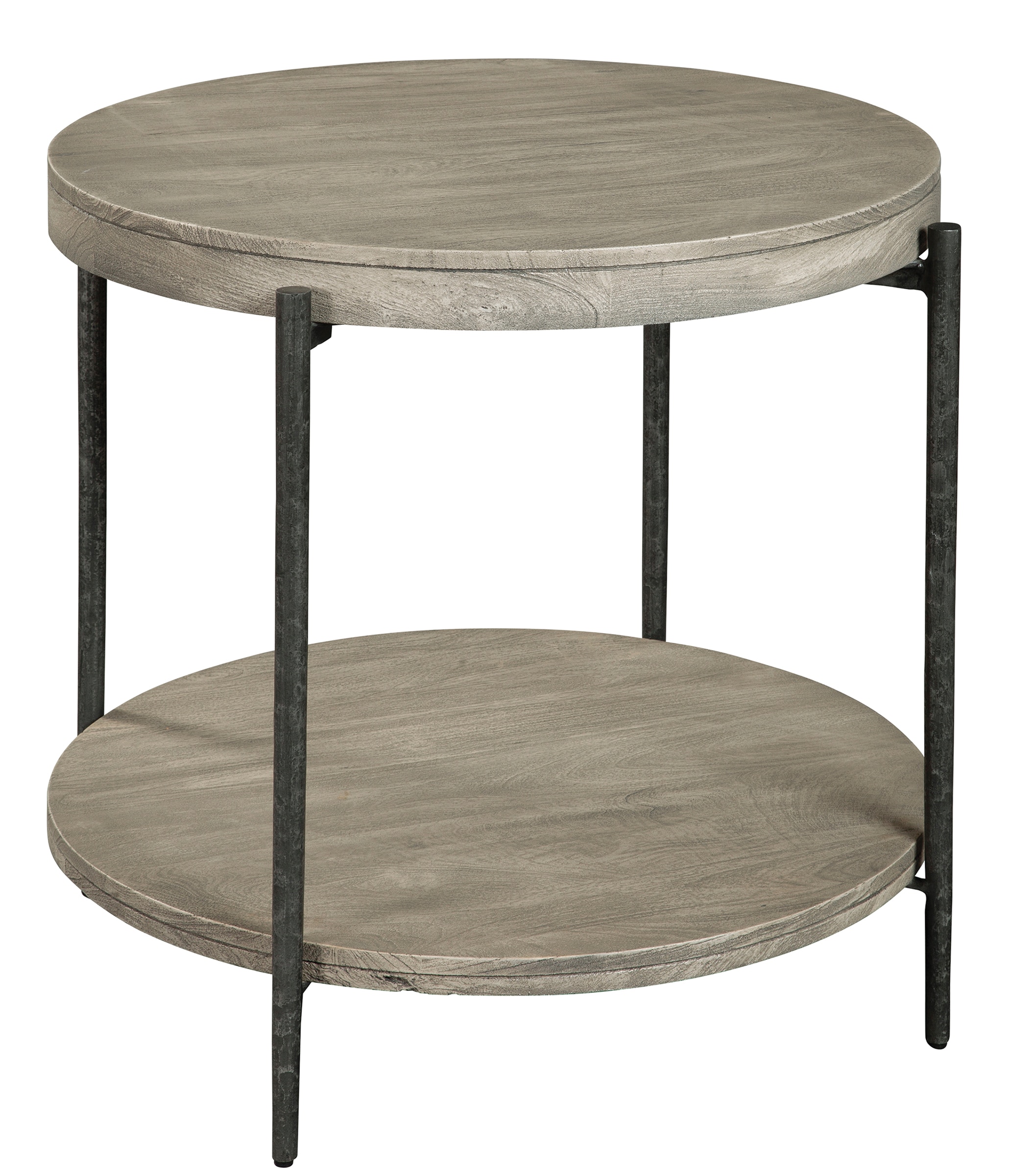 hekman round end table