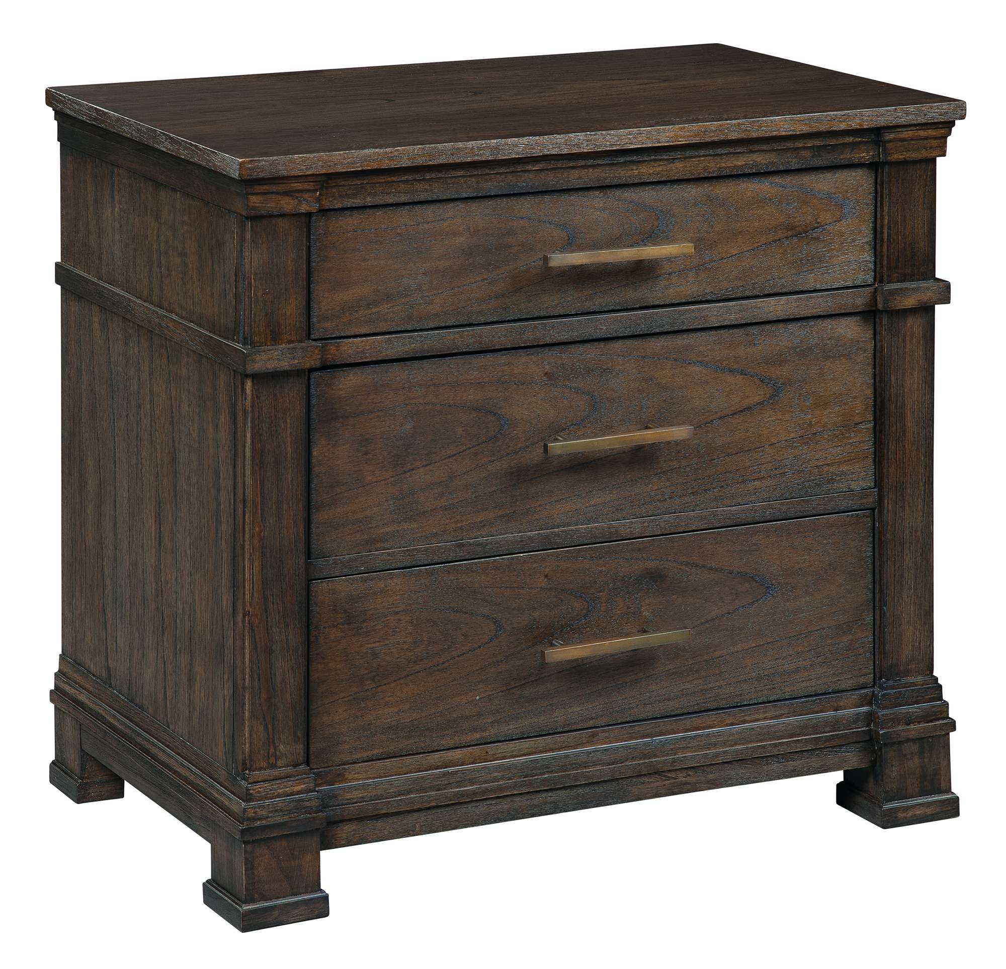 Hekman Bedroom Three Drawer Nightstand 25662 Stowers Furniture San