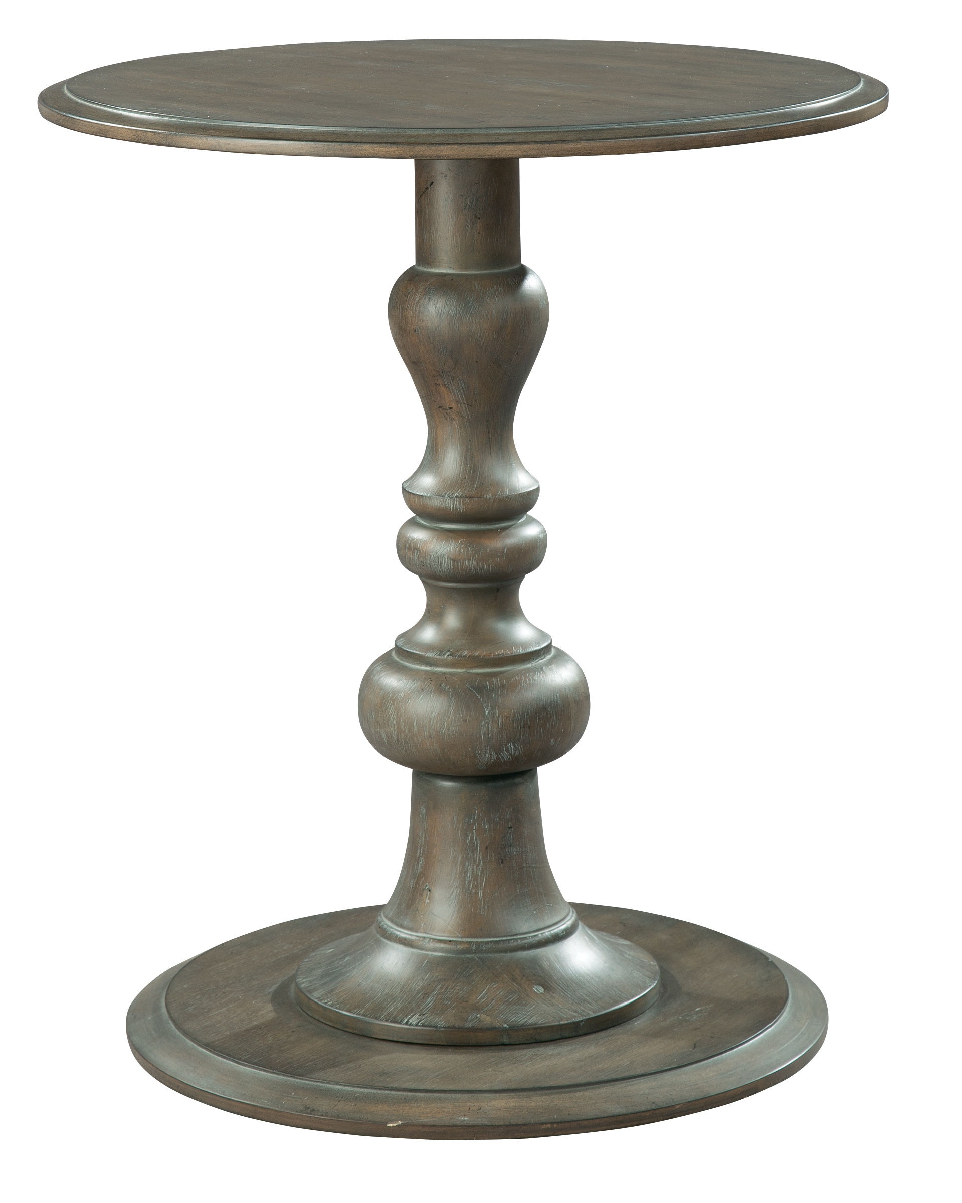 hekman round end table