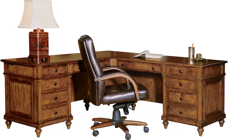 Hekman Home Office Executive Desk Executive L-shape Desk 79107