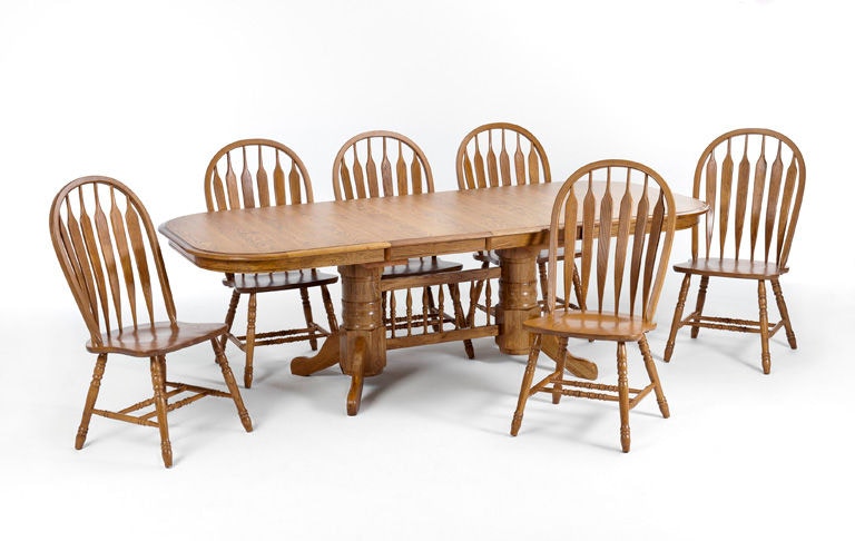 intercon classic oak dining set