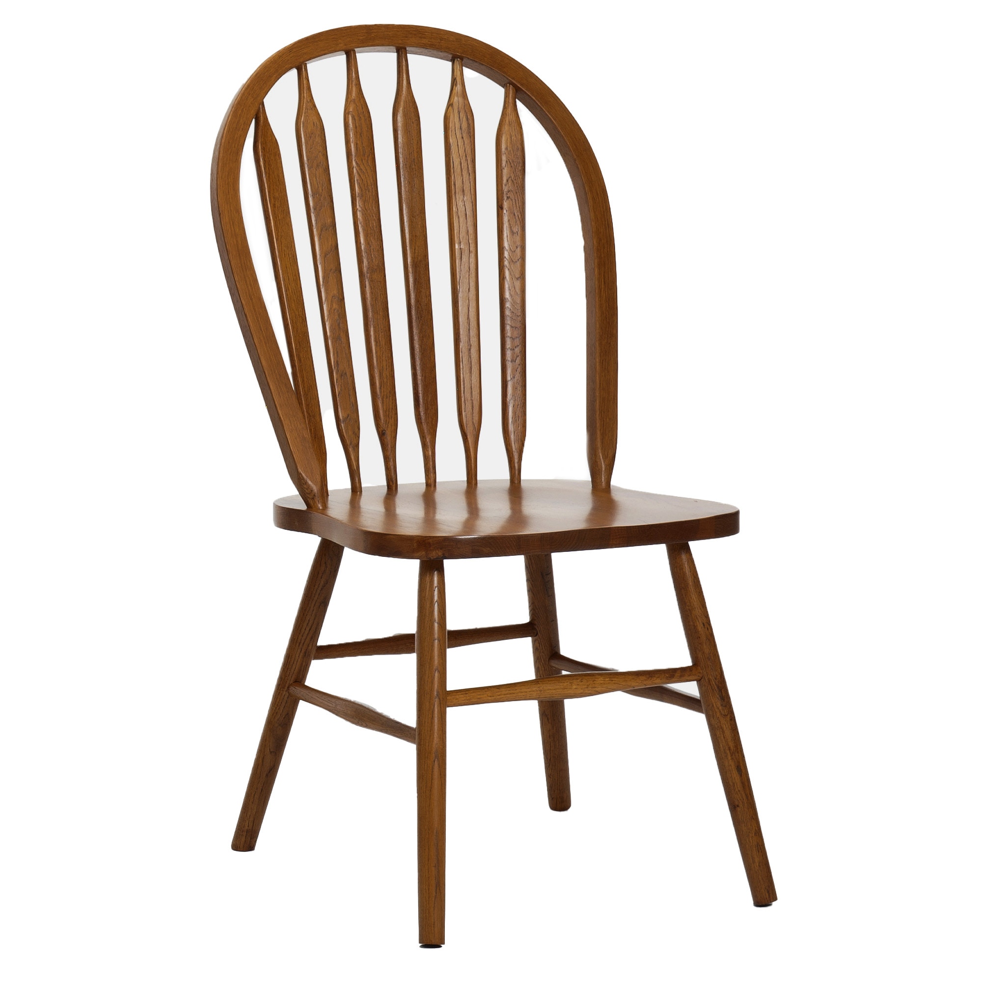 Intercon Classic Oak Burnished Plain Arrow Chair CO-CH-253SH-BRU-SU