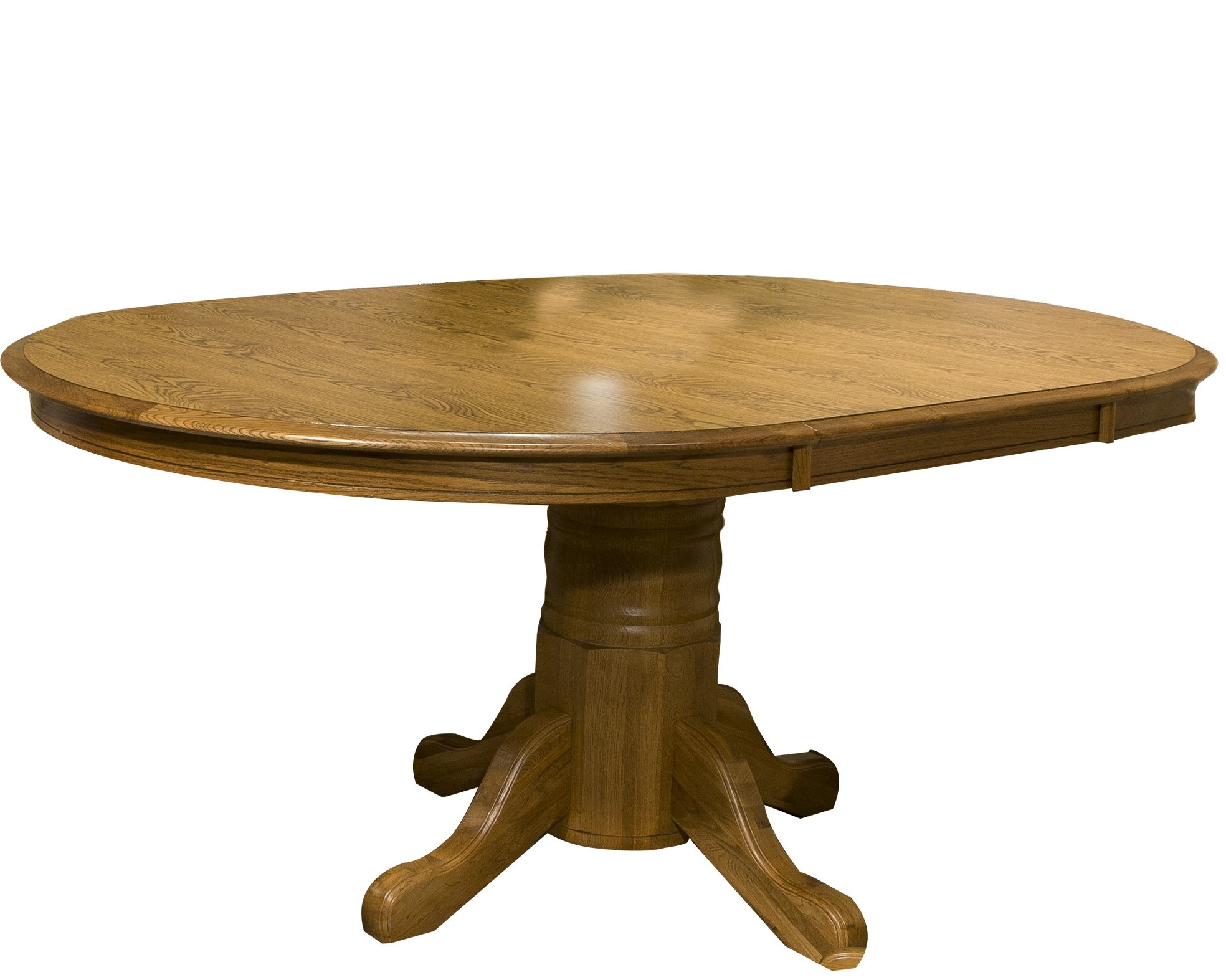 Intercon Casual Dining Classic Oak Chestnut Solid Pedestal Table CO-TA ...