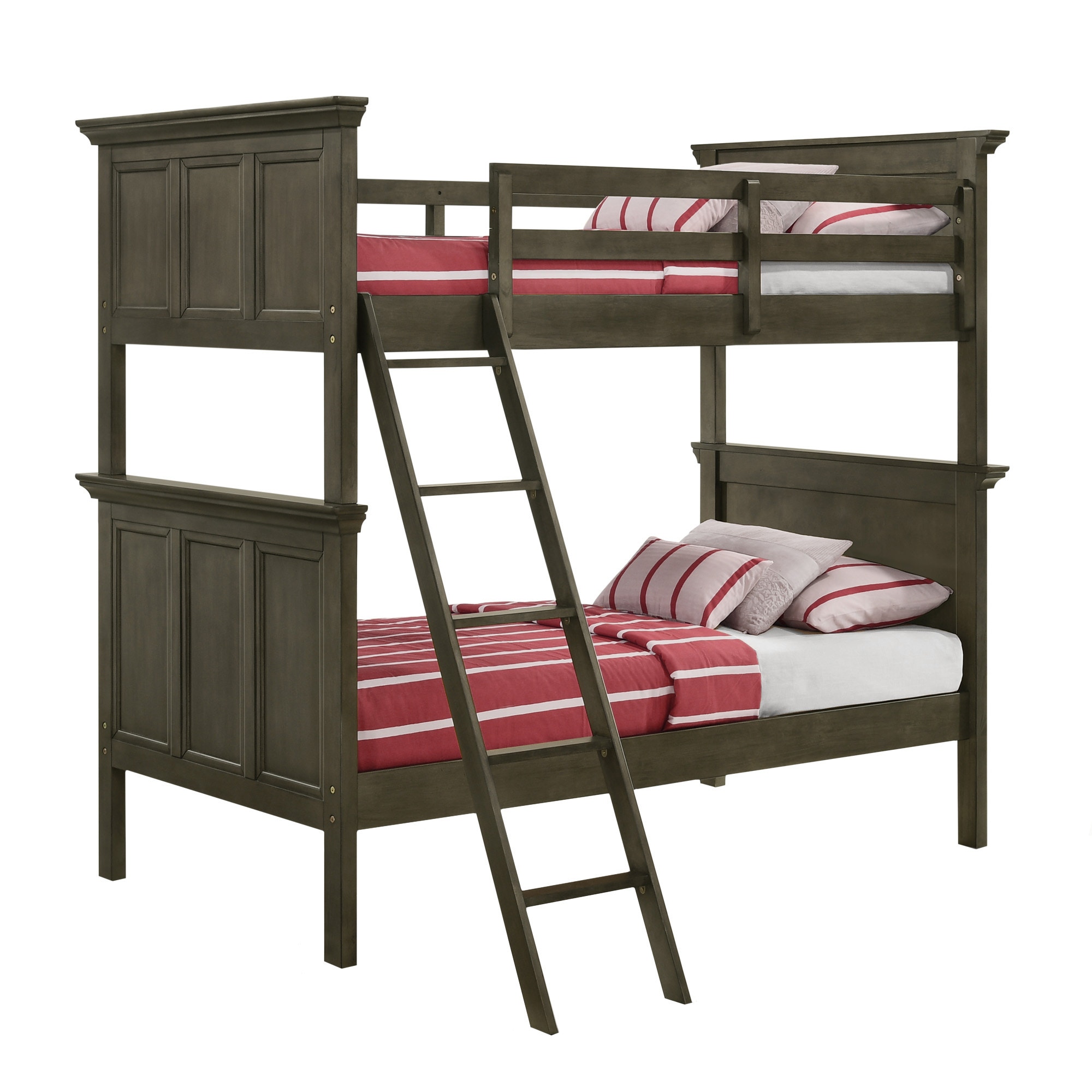 Intercon San Mateo Youth Twin over Twin Bunk Bed SM-BR-4660TT-GRY-C
