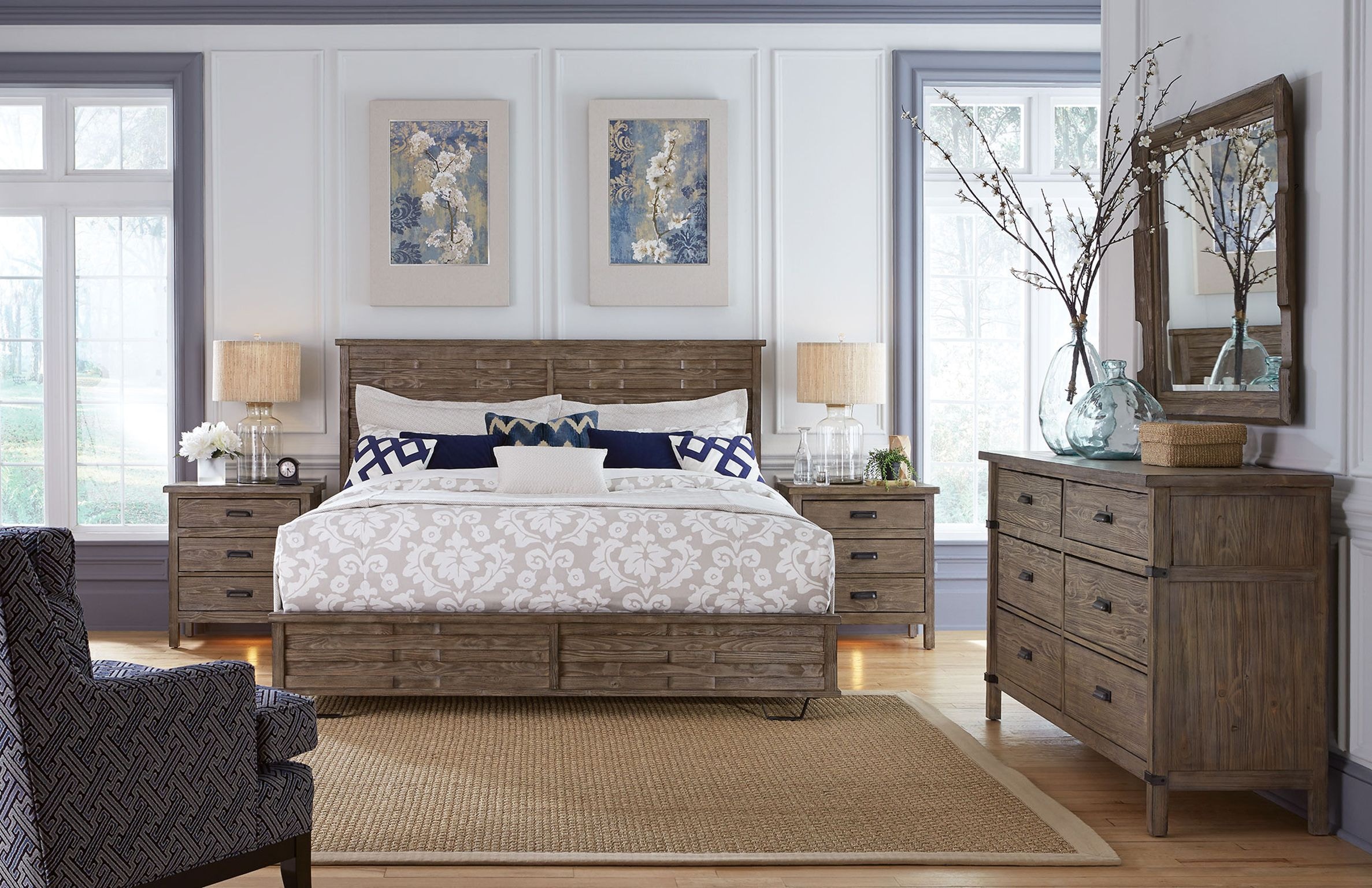 Kincaid Furniture Bedroom Panel King Bed - Complete 59-131P - Carol ...