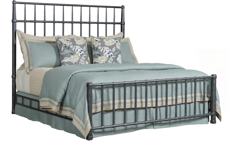 Kincaid Furniture Ansley Sylvan King Metal Bed Complete 024-303P