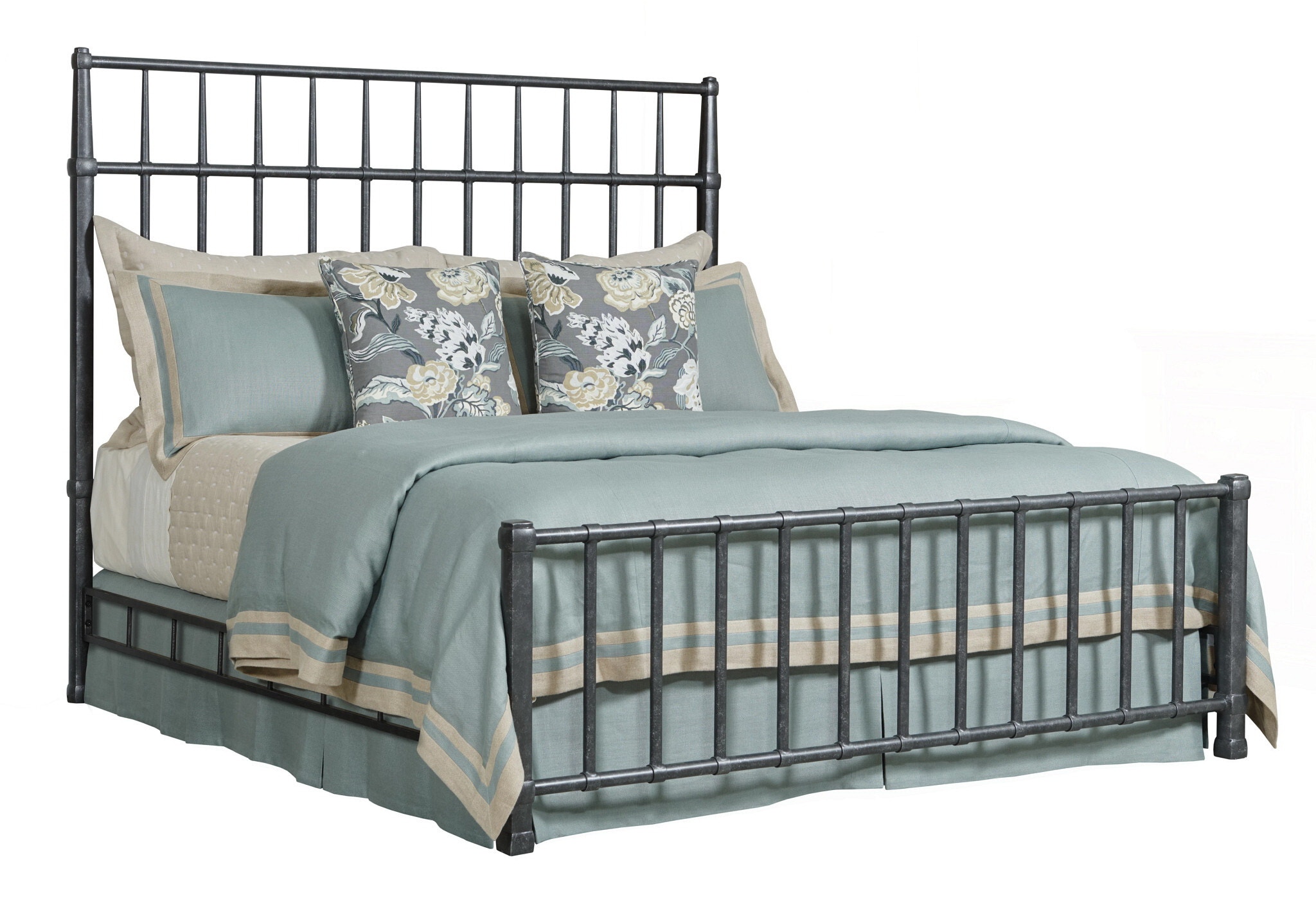 ●KING J MACK Sylvan King Metal Bed Complete KI269303P