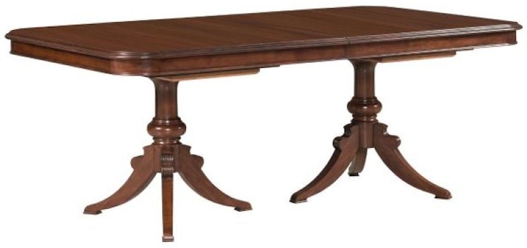 Kincaid Furniture Hadleigh Double Pedestal Dining Table - Complete 607-744P