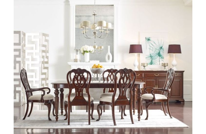 kincaid cherry dining room set