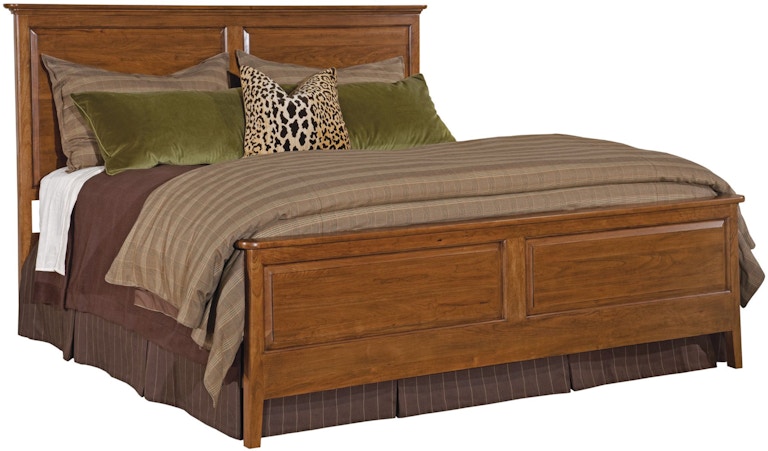 Kincaid Furniture Cherry Park Panel King Bed - Complete 63-136PV