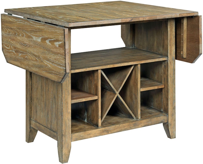 Kincaid Furniture The Nook - Brushed Oak Kitchen Island Complete 663-746P