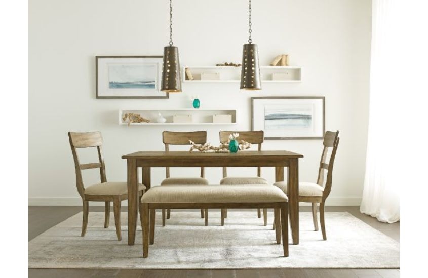 Kincaid Furniture Dining Room 60" Rectangular Leg Table 663760