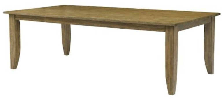 Kincaid Furniture The Nook - Brushed Oak 80'' Large Rectangular Leg Table 663-761