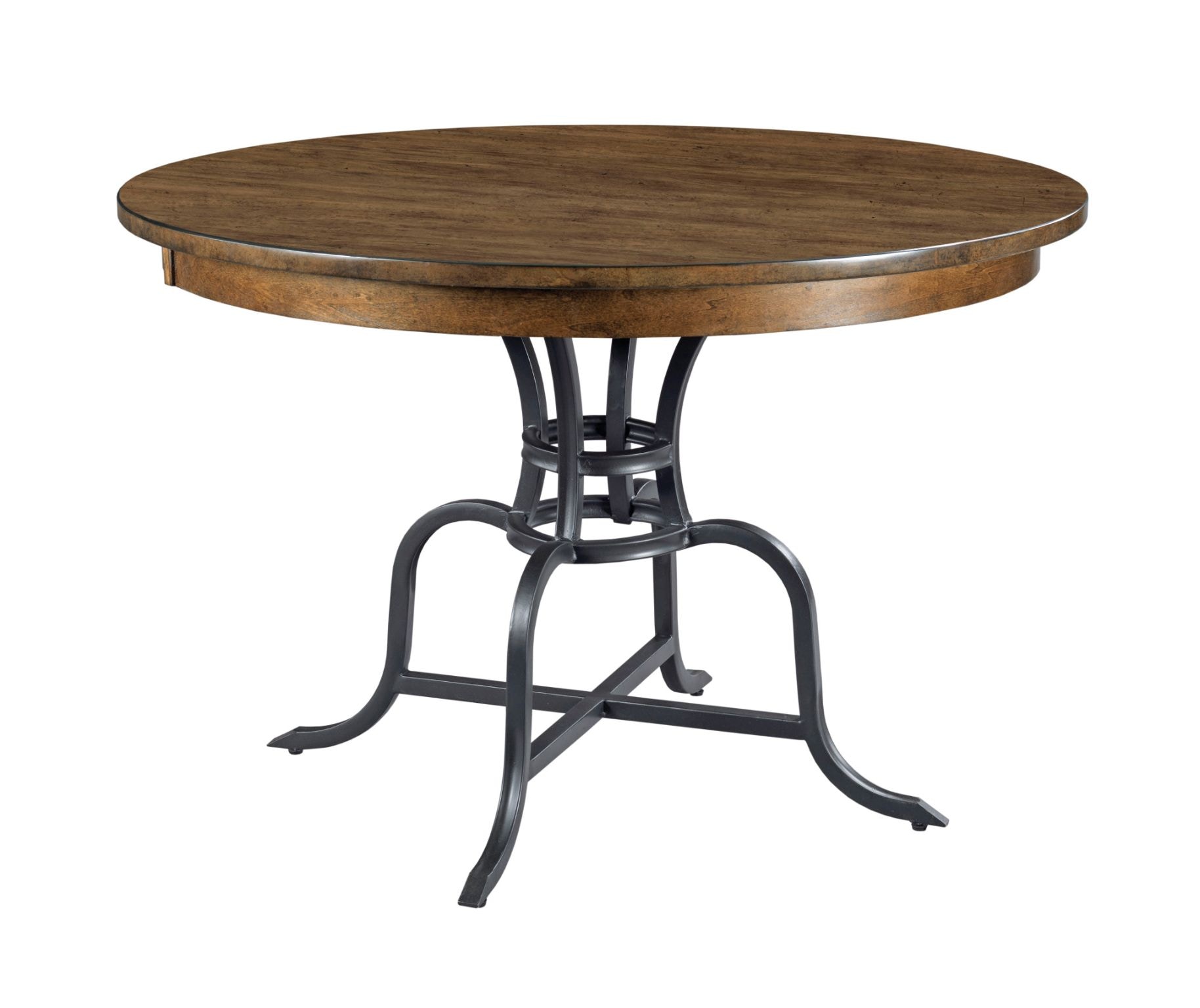 round metal table and chairs