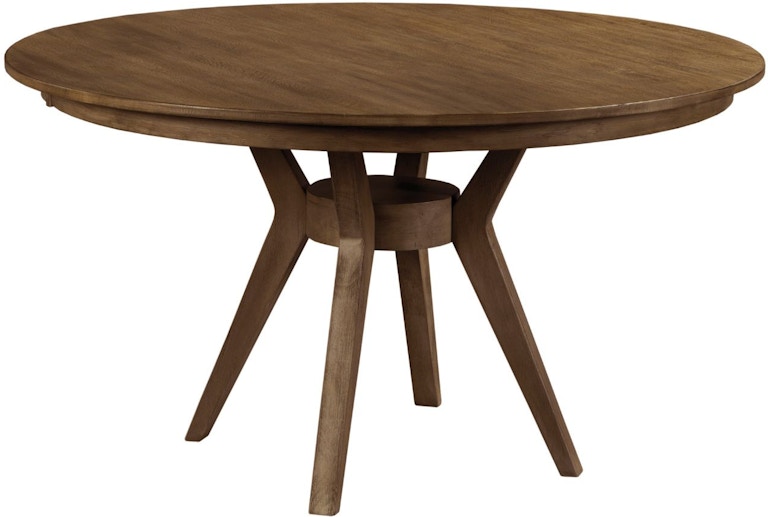 Kincaid Furniture The Nook - Hewned Maple 54'' Round Dining Table Complete 664-54XP