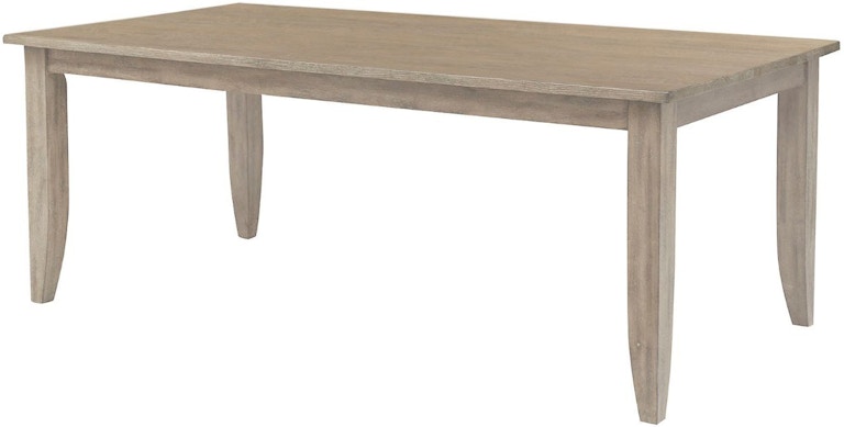 Kincaid Furniture The Nook - Heathered Oak 80" Large Rectangular Leg Table 665-761