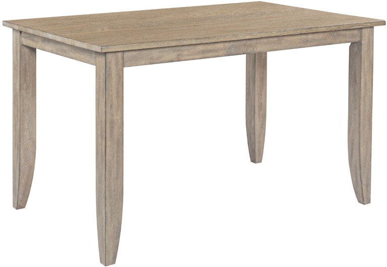 Kincaid Furniture The Nook - Heathered Oak 60'' Counter Height Leg Table 665-762