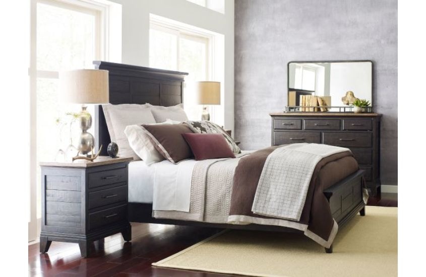 Kincaid Furniture Bedroom Jessup Panel California King Bed Complete