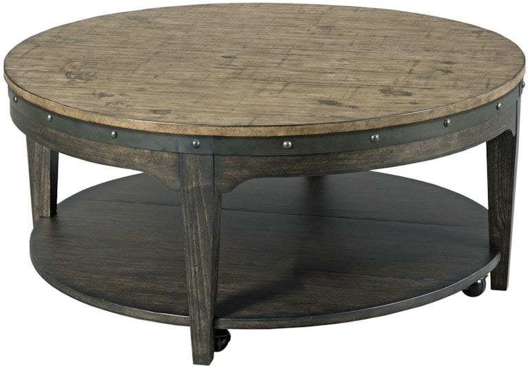 Kincaid Furniture Plank Road Artisans Round Cocktail Table 706-911C
