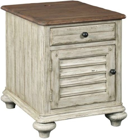 Kincaid Furniture Weatherford Cornsilk Chairside Table 75-026 KI75-026
