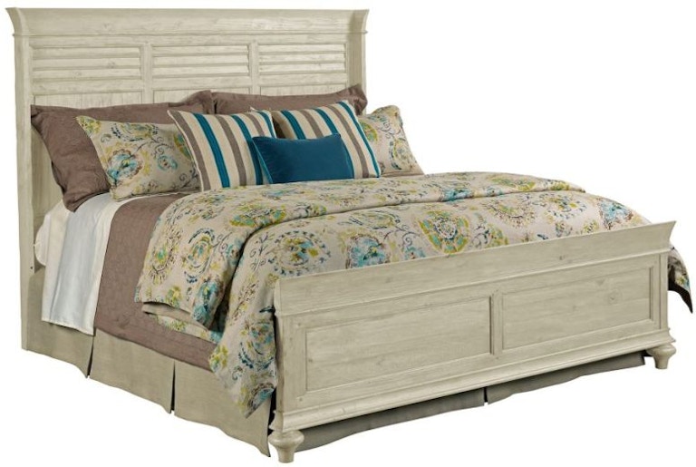 Kincaid Furniture Weatherford - Cornsilk Shelter Queen Bed - Complete 75-130P