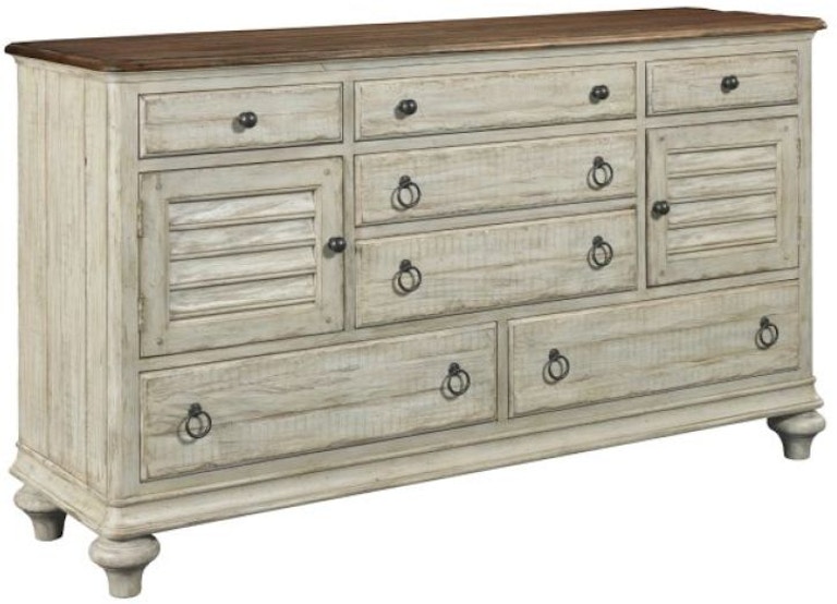 Kincaid Furniture Weatherford - Cornsilk Ellesmere Dresser 75-160