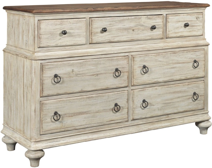 Kincaid Furniture Weatherford - Cornsilk Wellington Drawer Dresser 75-162