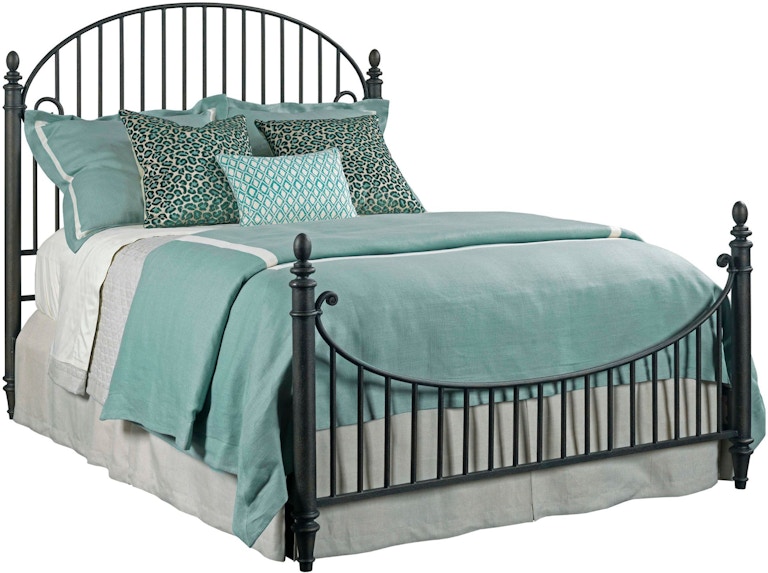 Kincaid Furniture Weatherford - Heather Catlins Queen Metal Bed - Complete 76-125P