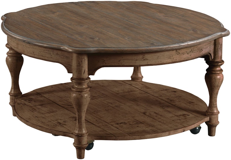 Kincaid Furniture Weatherford - Heather Bolton Round Cocktail Table 76-024