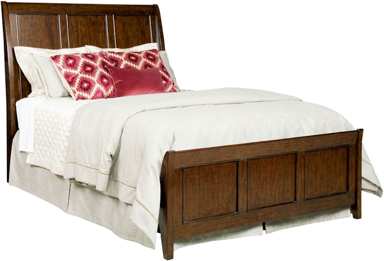 Kincaid Furniture Elise Caris Sleigh Queen Bed - Complete 77-135P