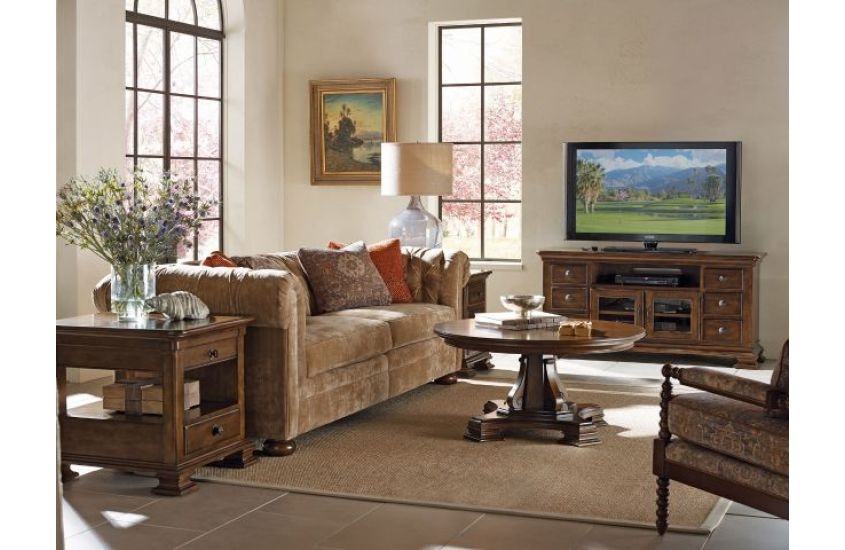 Kincaid Furniture Home Entertainment 60" Entertainment Console 95035 D Noblin Furniture Pearl