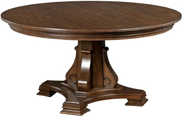 Kincaid Furniture Portolone Stellia 60'' Pedestal Table - Complete 95-052P