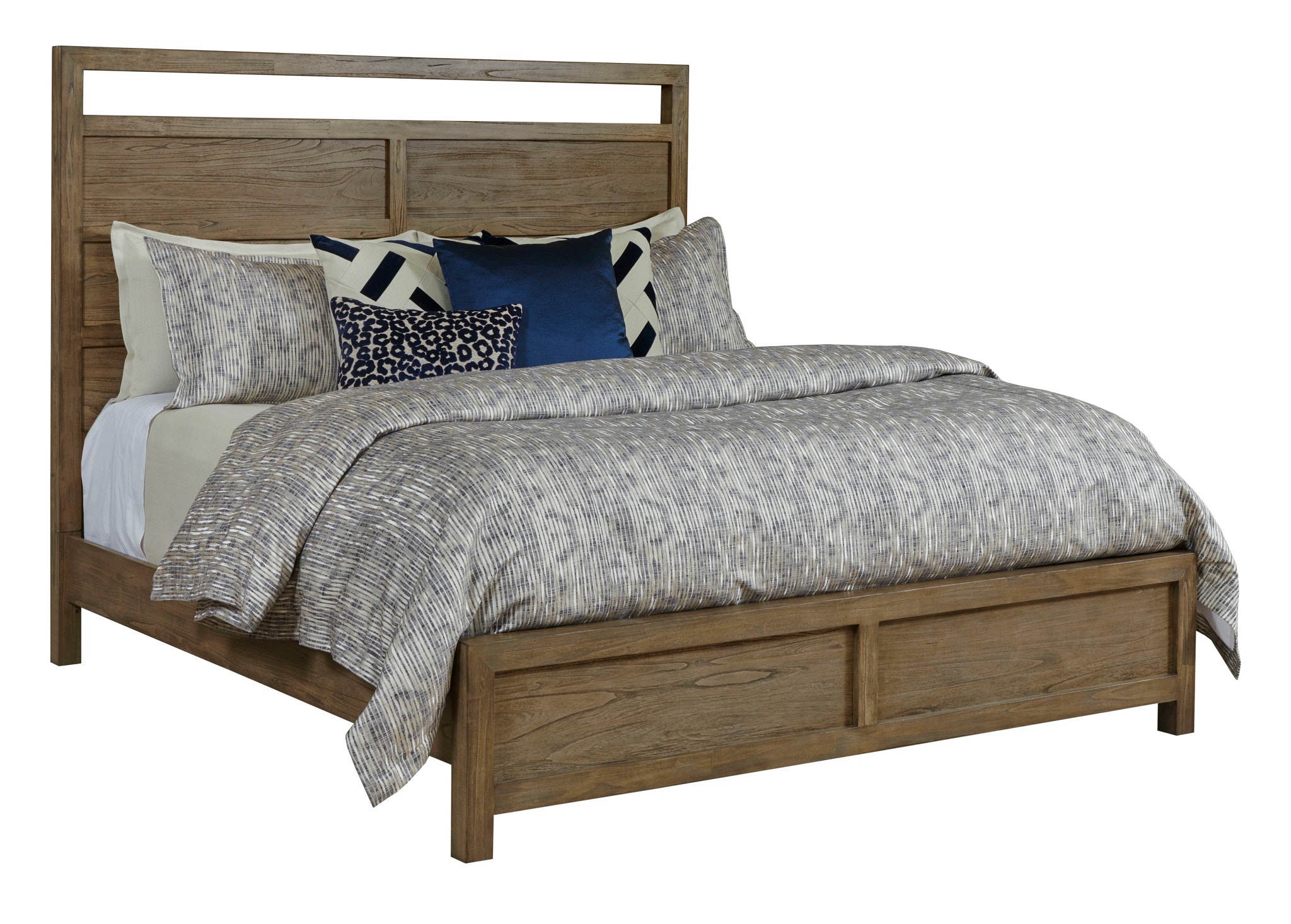 Kincaid Furniture Bedroom Wyatt King Panel Bed Complete 160 306p Moss Creek Village Furniture