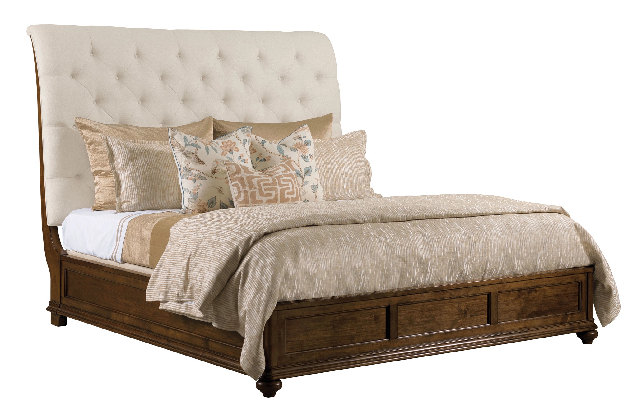 Herndon California King Upholstered Bed Complete