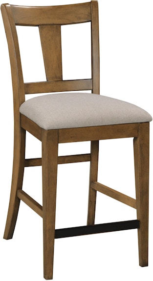 Kincaid Furniture Kafe Tall Splat Back Stool, Latte 317-691L