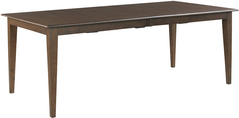 Kincaid Furniture Kafe 80'' Rectangular Leg Table, Mocha 317-745M