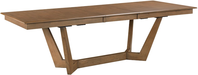 Kincaid Furniture Kafe 80'' Rectangular Trestle Table Pkg, Latte 317-747LP