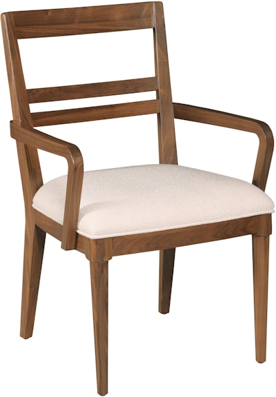 Kincaid Furniture Monogram Walnut Clubhouse Arm Chair 315-639